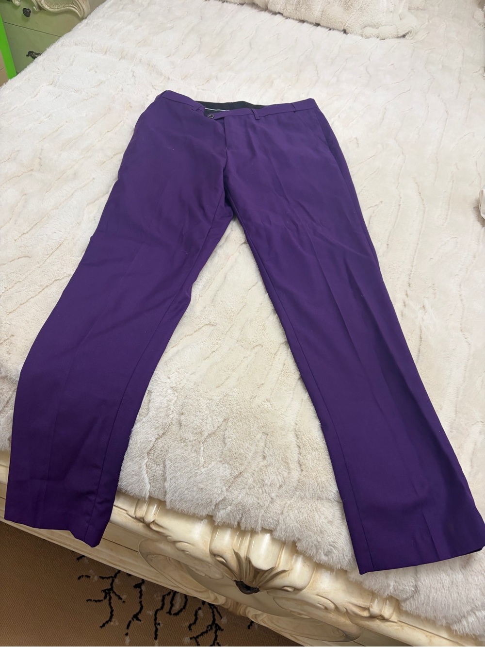 Purple Men's suit.  3 peace, jacket, waste, and pants - Classic Tailored suit